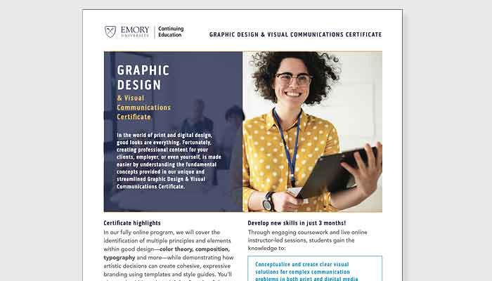 Graphic Design Certificate