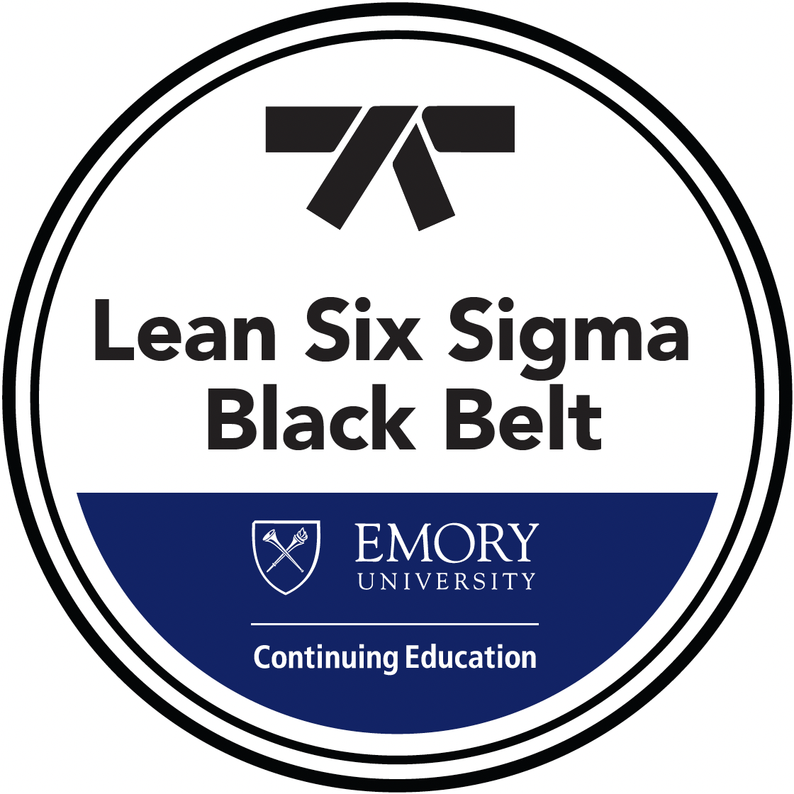 Lean Six Sigma Black Belt Badge