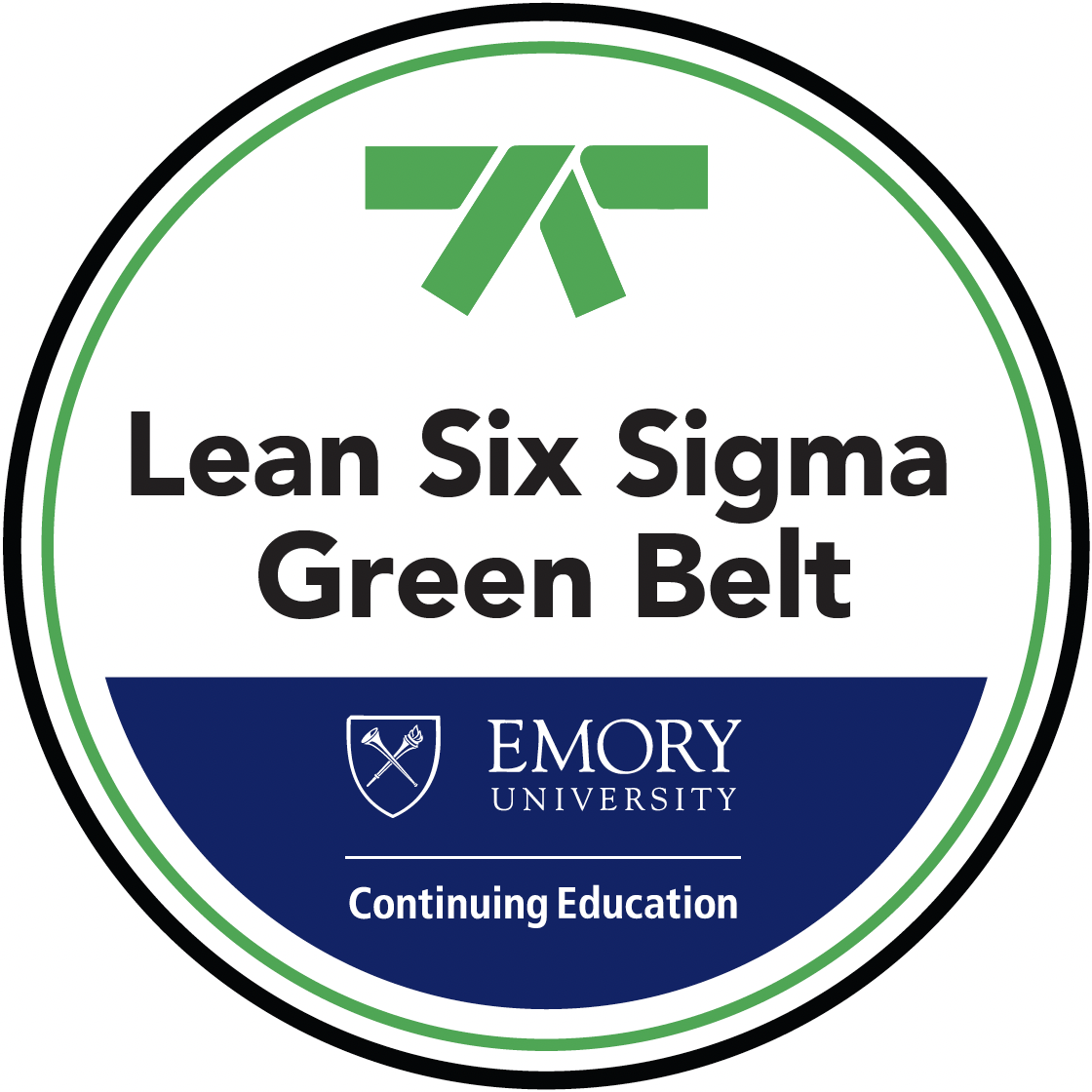 Lean Six Sigma Green Belt Badge