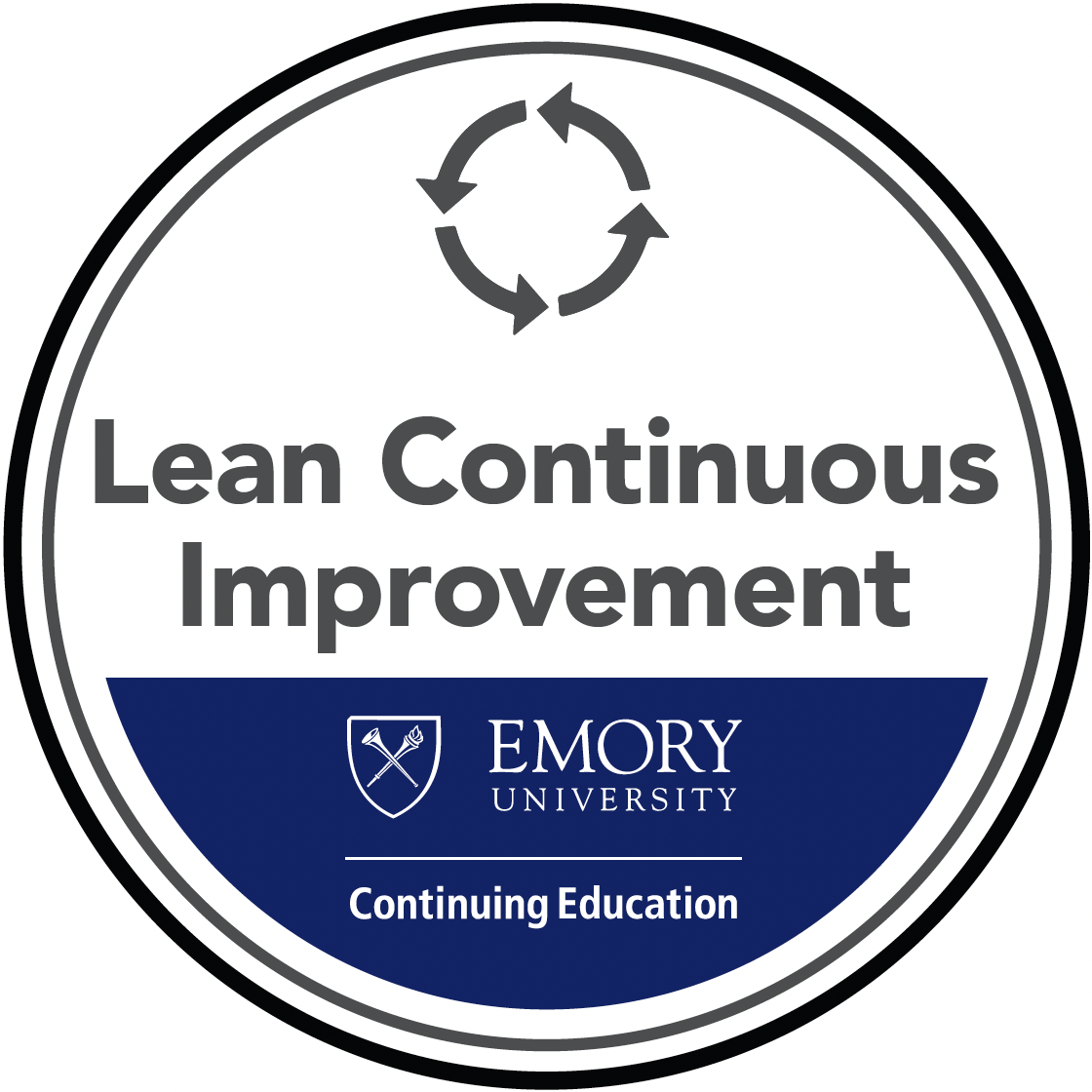 Lean Continuous Improvement Badge