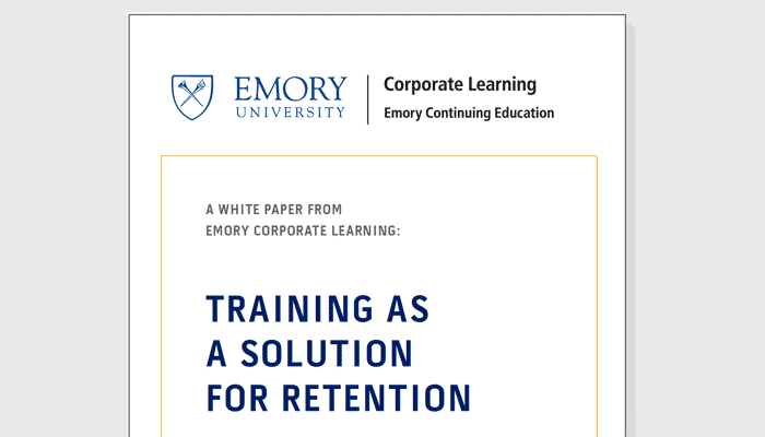 A white paper from Emory Corporate Learning