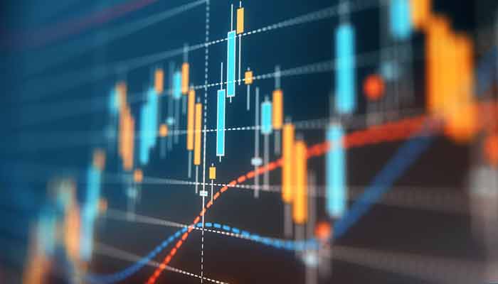 Data and Analytics data chart abstract