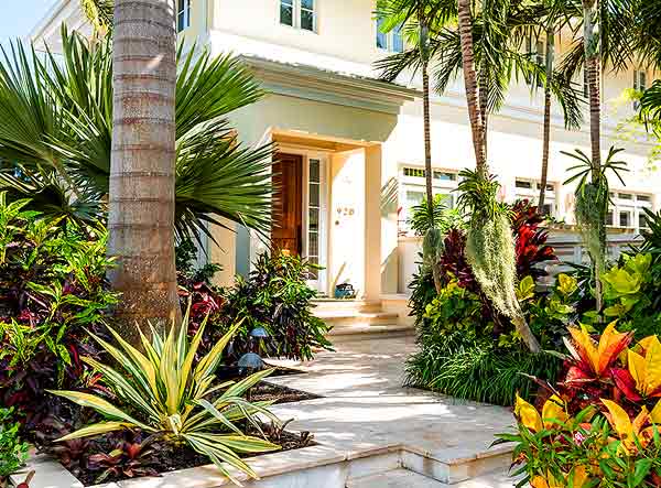 A beautifully landscaped property