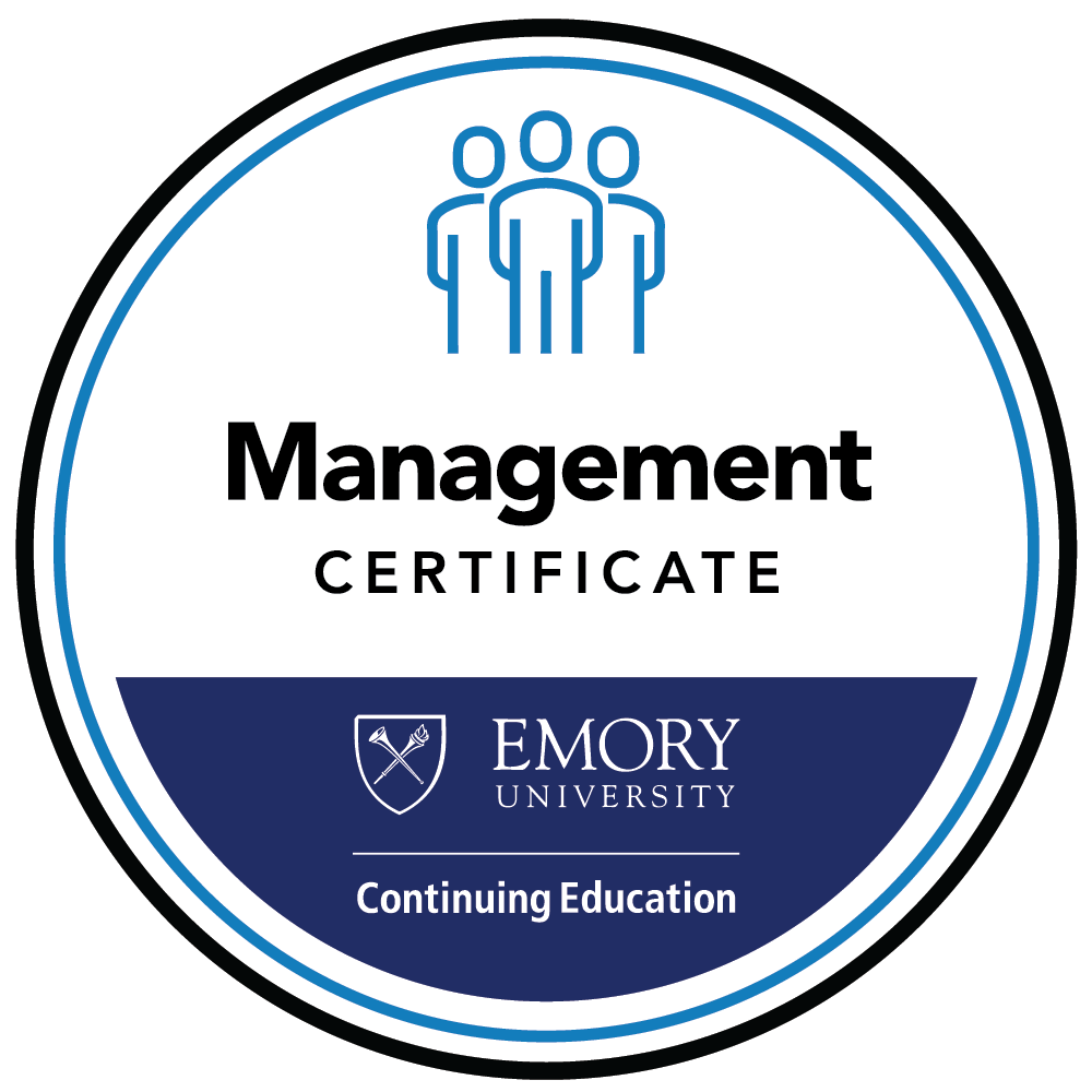 Management Certificate badge