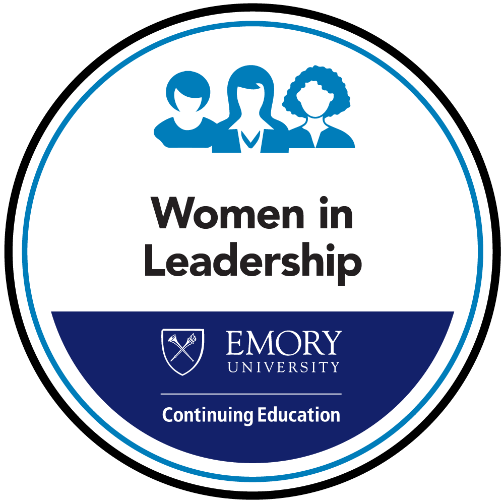 Women in Leadership certificate badge